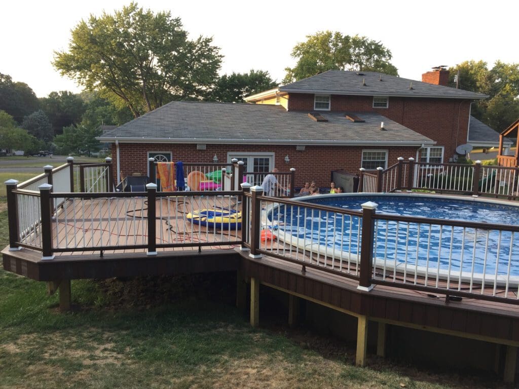 Deck Wrap Around Pool