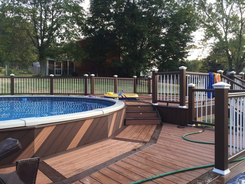 Wrap Around Pool deck